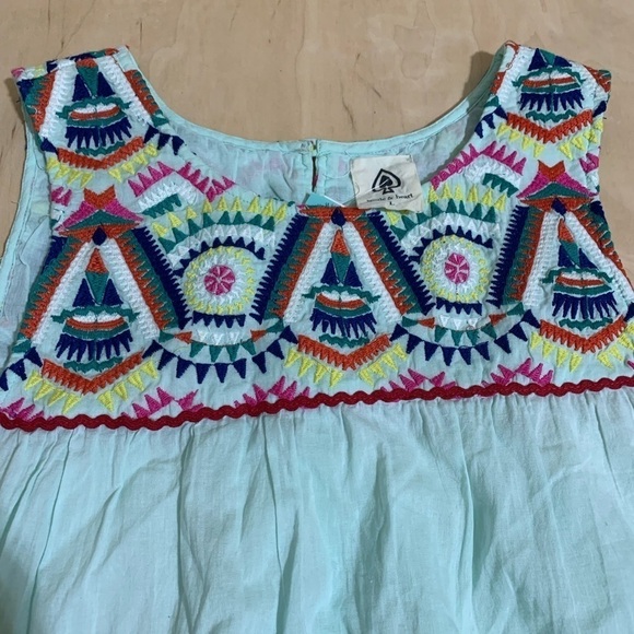 NWT Spade & Heart Lindsie Embroidered Detail Yoke Tank Top Size L - Picture 2 of 8